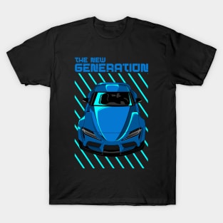 Toyota Supra MK V Blue T-Shirt